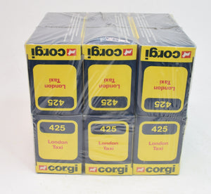 Corgi toys 425 London Taxi (Trade wrap of 6)