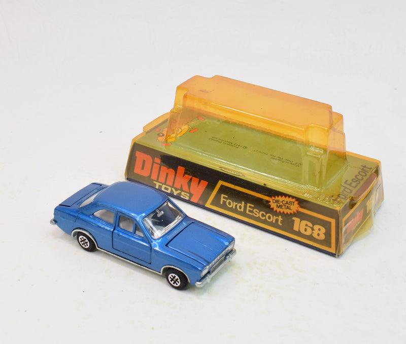 DINKY TOYS originale : n° 168 FORD  ESCORT  avec sa BOITE (EN L