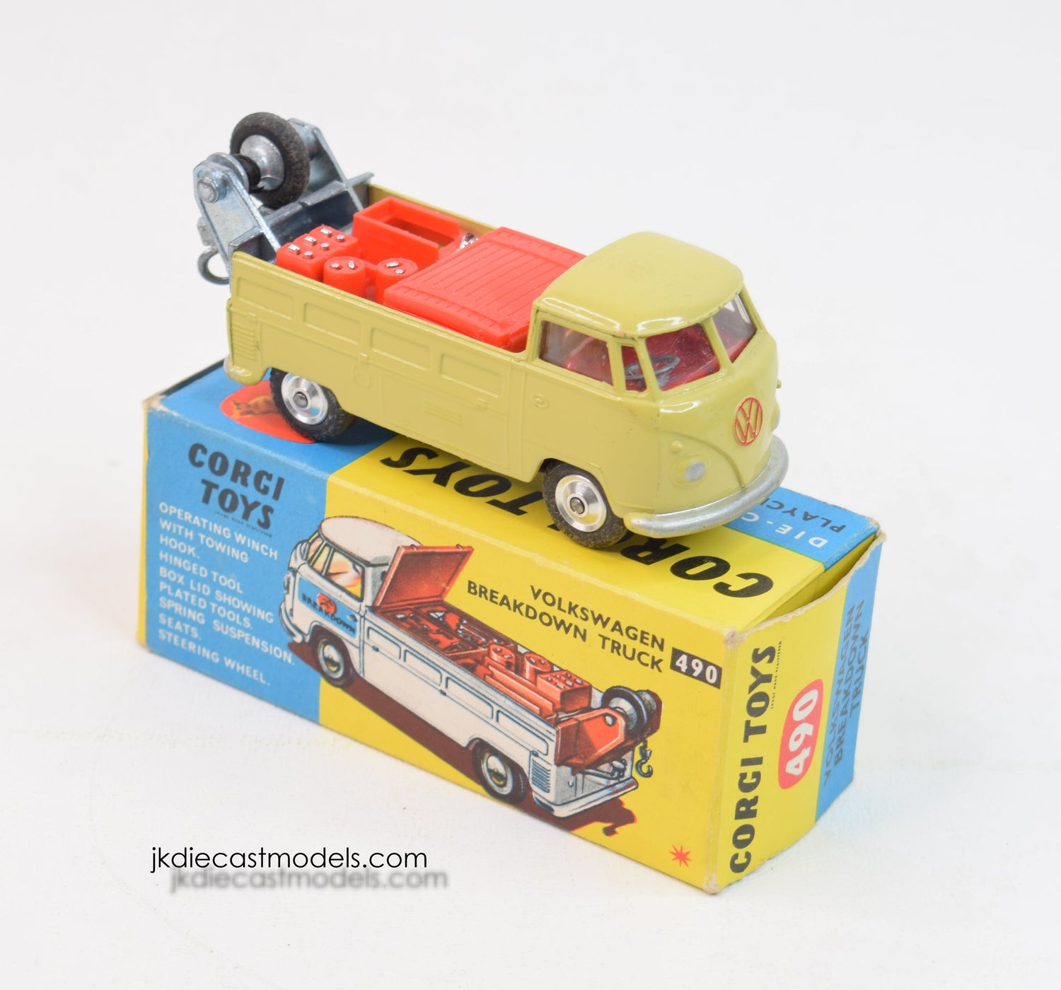 Corgi toys 490 VW Breakdown truck Virtually Mint/Boxed – JK DIE