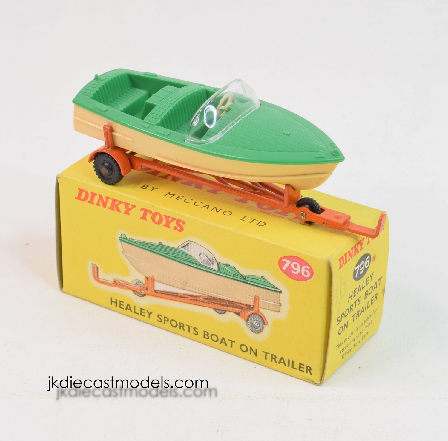 Dinky toy 796 Healey Sports Boat Mint/Lovely box