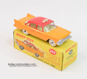 Dinky toys 265 Plymouth U.S.A Taxi Very Near Mint/Boxed