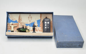 Dinky toys 42 Pre war Police Hut, Motor Cycle & Patrol Very Near Mint/Boxed 'Brecon' Collection