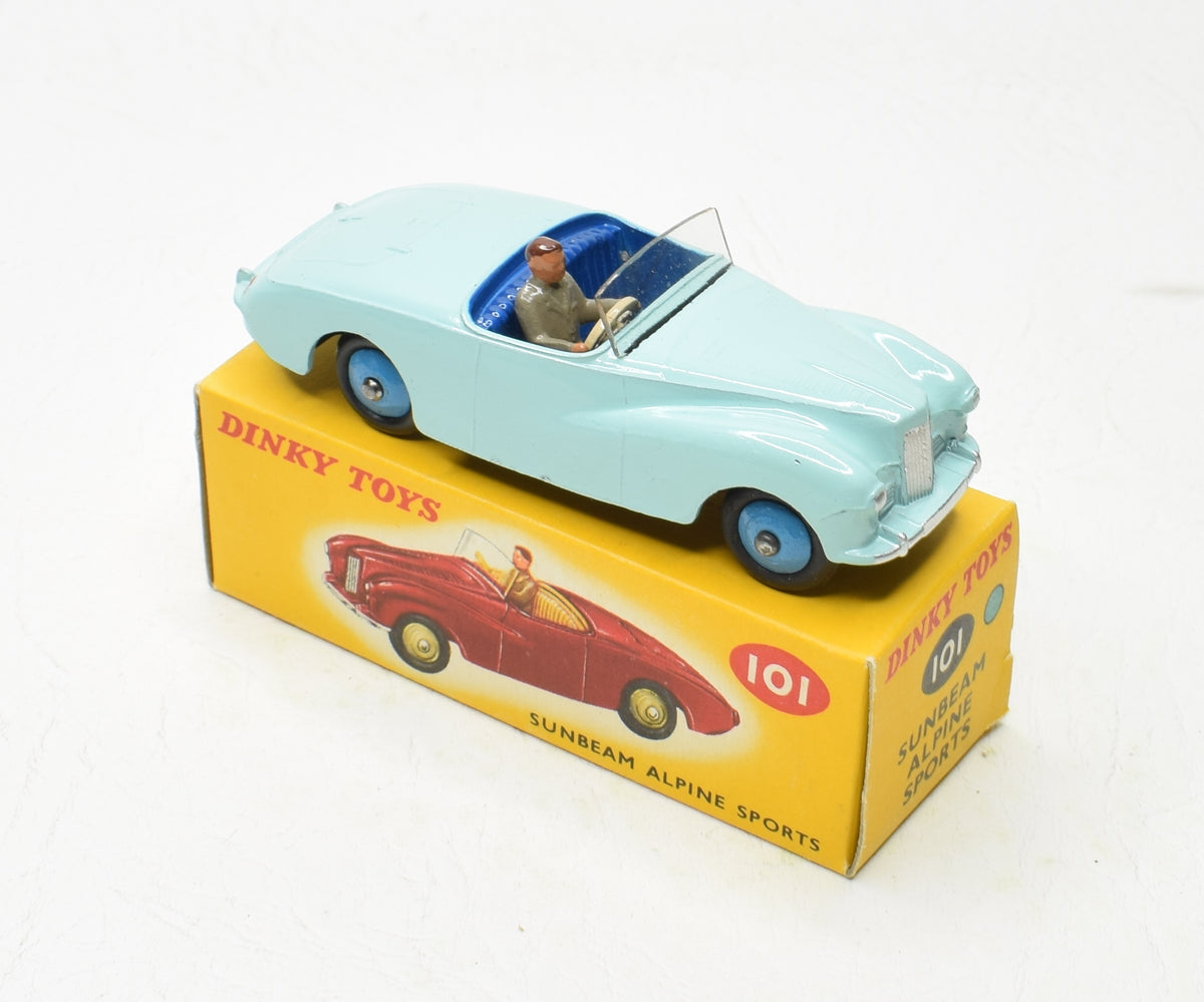 Dinky toys 101 Sunbeam Alpine Very Near Mint/Boxed..