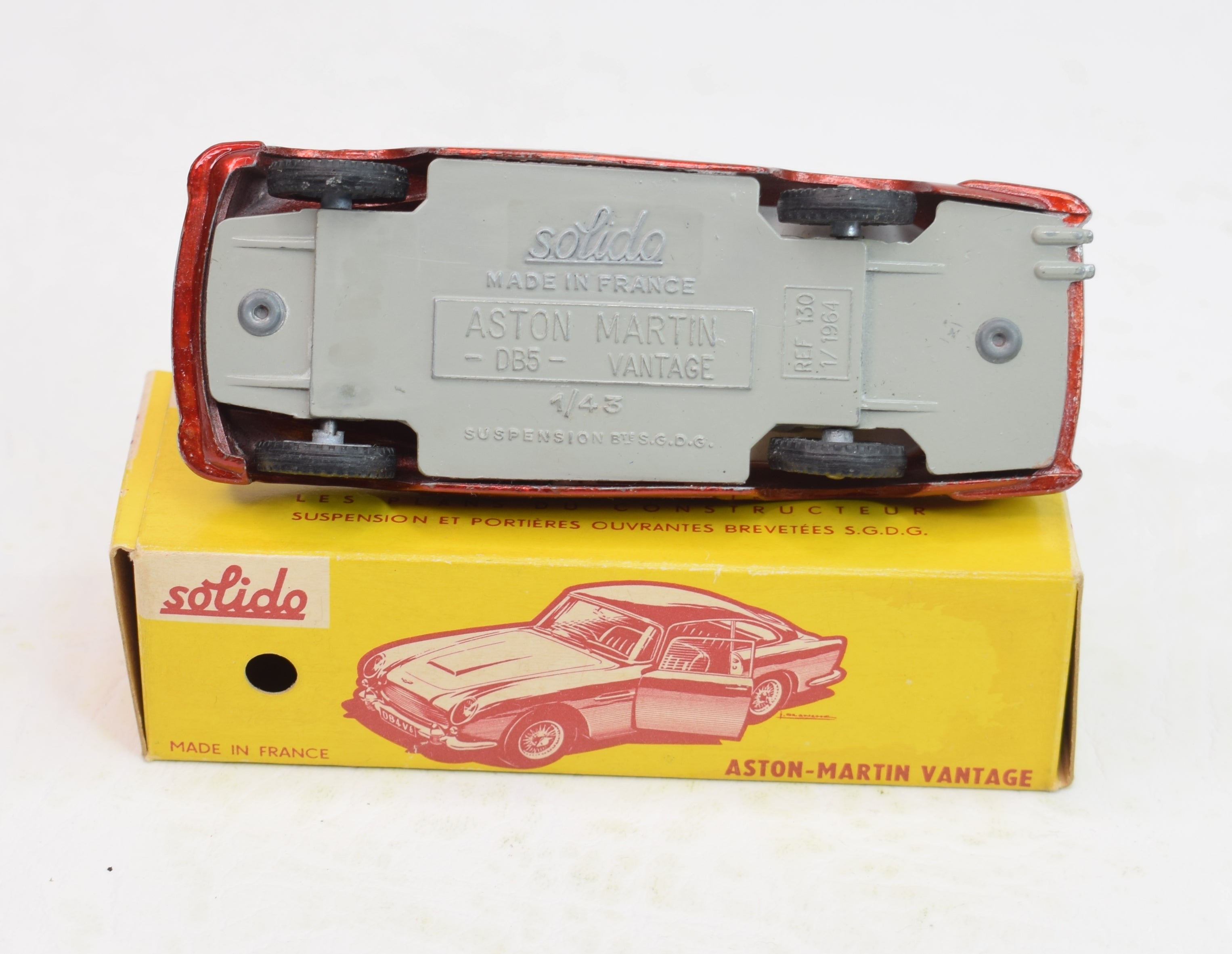 Solido ASTON MARTIN DB5 Vantage neuf en boite d'origine réf. 130 MINT in Box Solido ASTON MARTIN DB5 Vantage neuf en boite d'origine réf. 130 MINT in Box