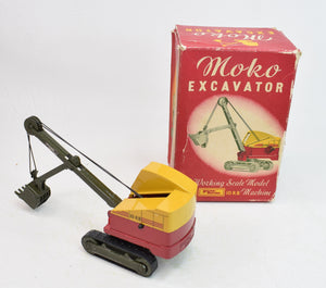 Moko Excavator with rubber tracks Virtually Mint/Boxed