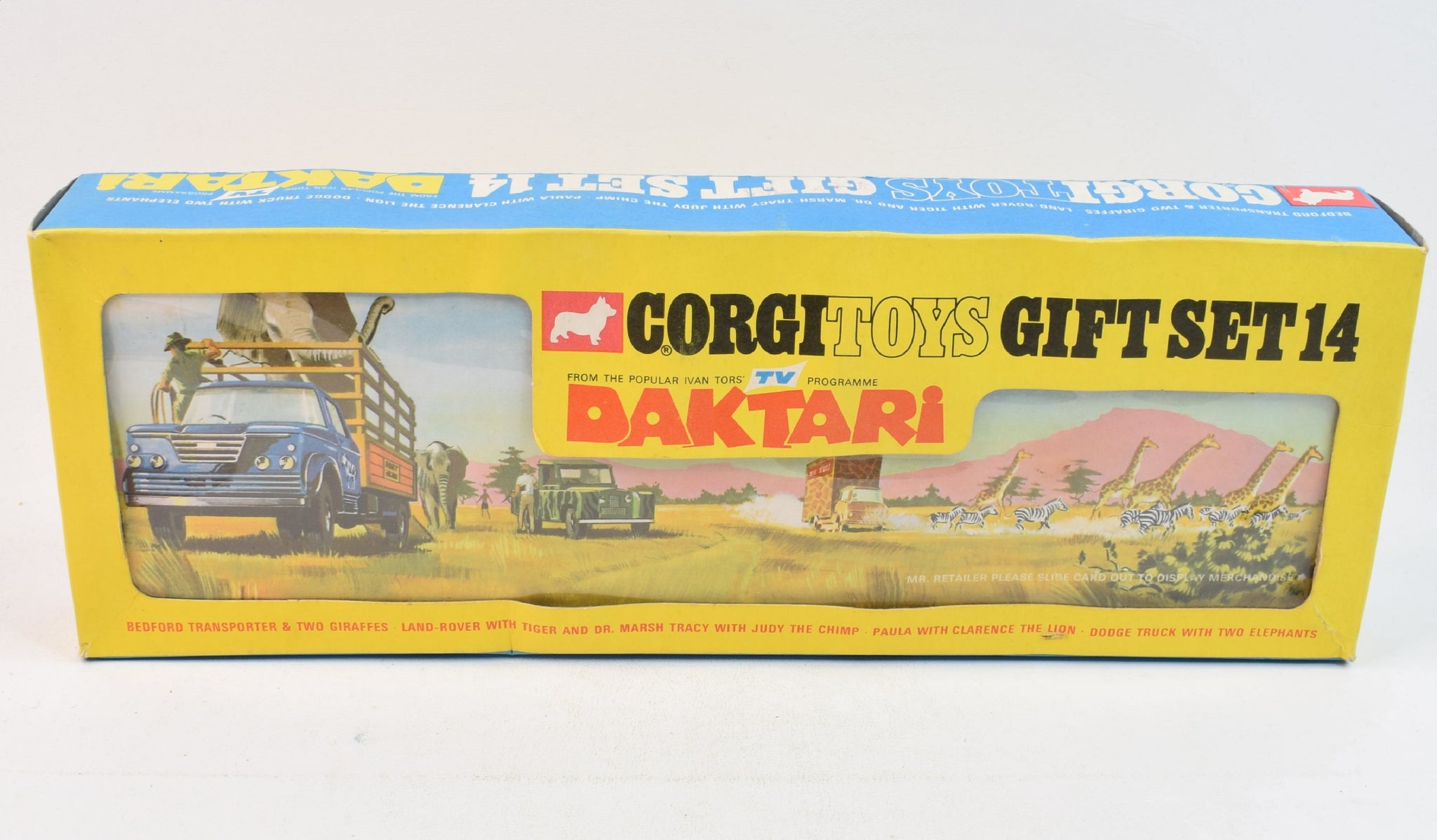 Corgi toys Gift set 14 Daktari Virtually Mint/Boxed – JK DIE Corgi toys Gift set 14 Daktari Virtually Mint/Boxed – JK DIE