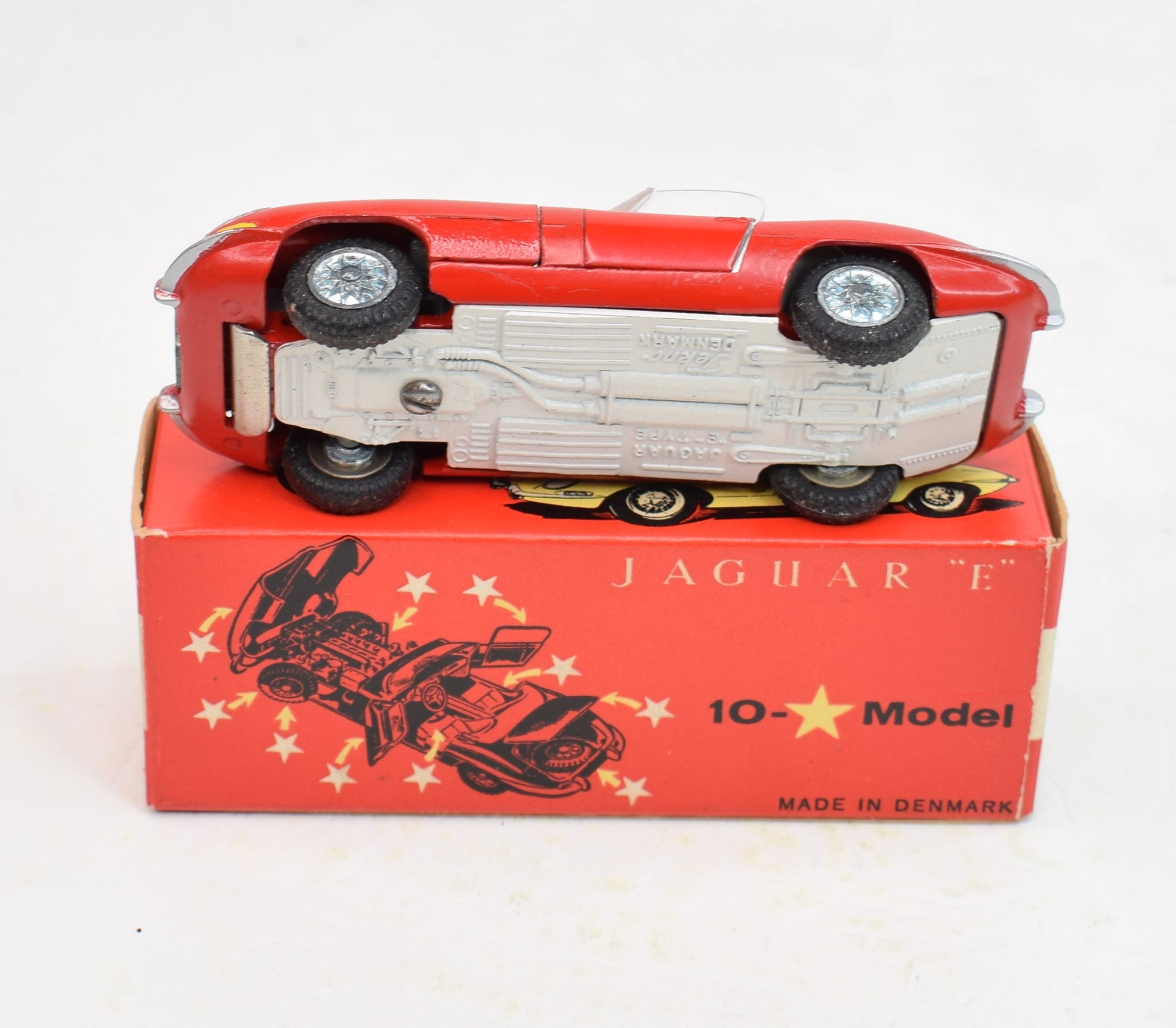 Kirk Tekno Denmark Jaguar Type E Rouge Avec Hard Top Epoque Dinky-cij Kirk Tekno Denmark Jaguar Type E Rouge Avec Hard Top Epoque Dinky-cij