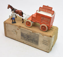 Charben's Horse drawn Milk delivery float with milkman (1938) Very Near Mint/Boxed 'Hartley' Collection
