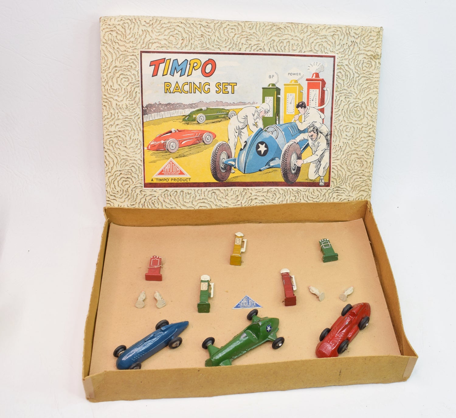 Timpo Toys Racing Gift Set Very Near Mint/Boxed 'Hartley' Collection