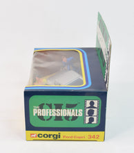Corgi toys 342 The Professionals - Ford Capri Mint/Lovely box (Silver bumpers)