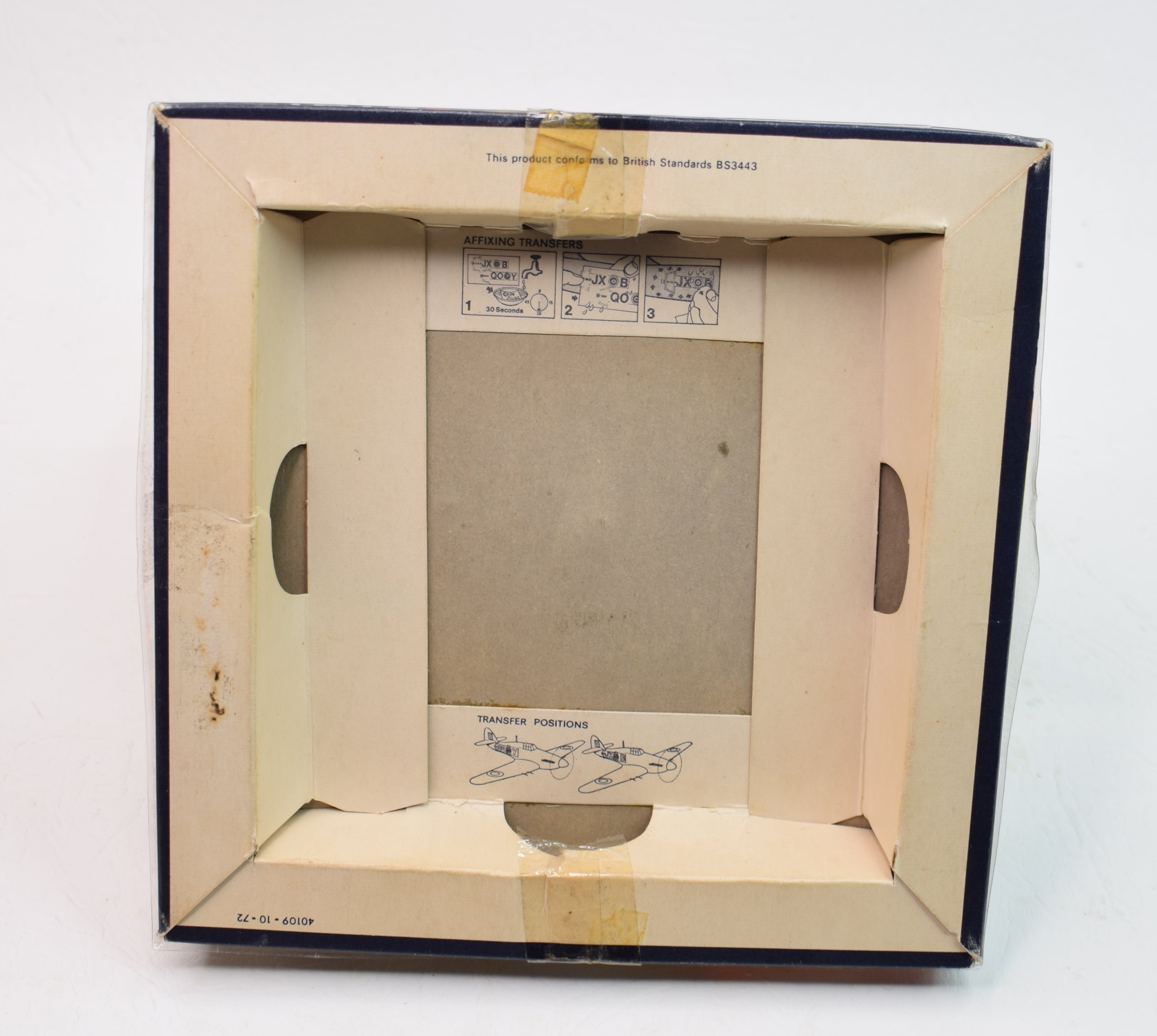 Carrello Sinistro Metallo Bianco Per Dinky Hawker Hurricane 718 - Foto 4