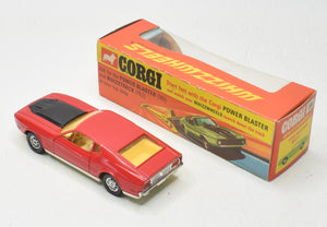 Corgi toys 391 James Bond Ford Mustang (Open slot hubs) Very Near Mint/Boxed 'Carlton' Collection