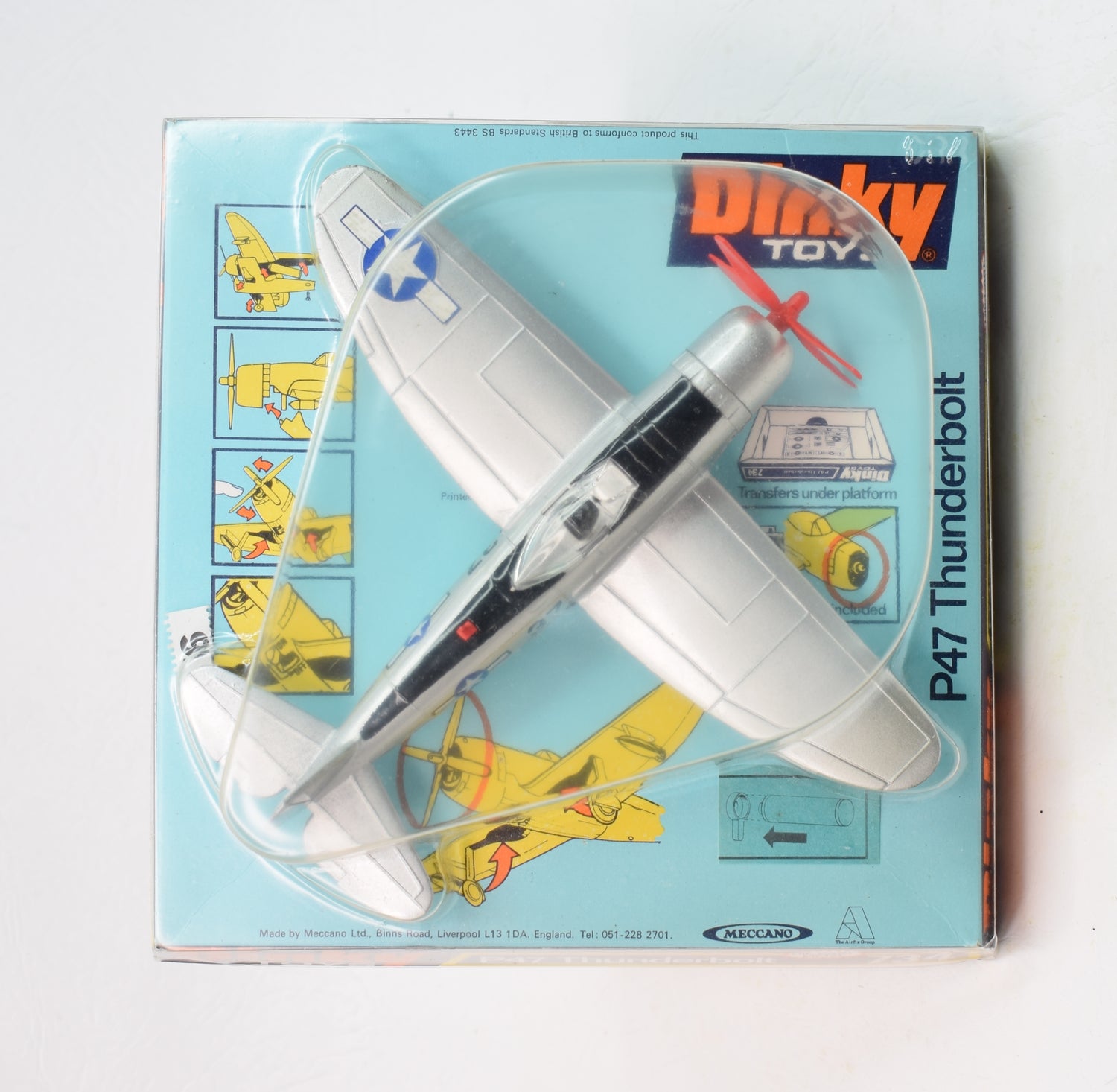 Dinky toys 734 P47 Thunderbolt (Close to old shop stock)