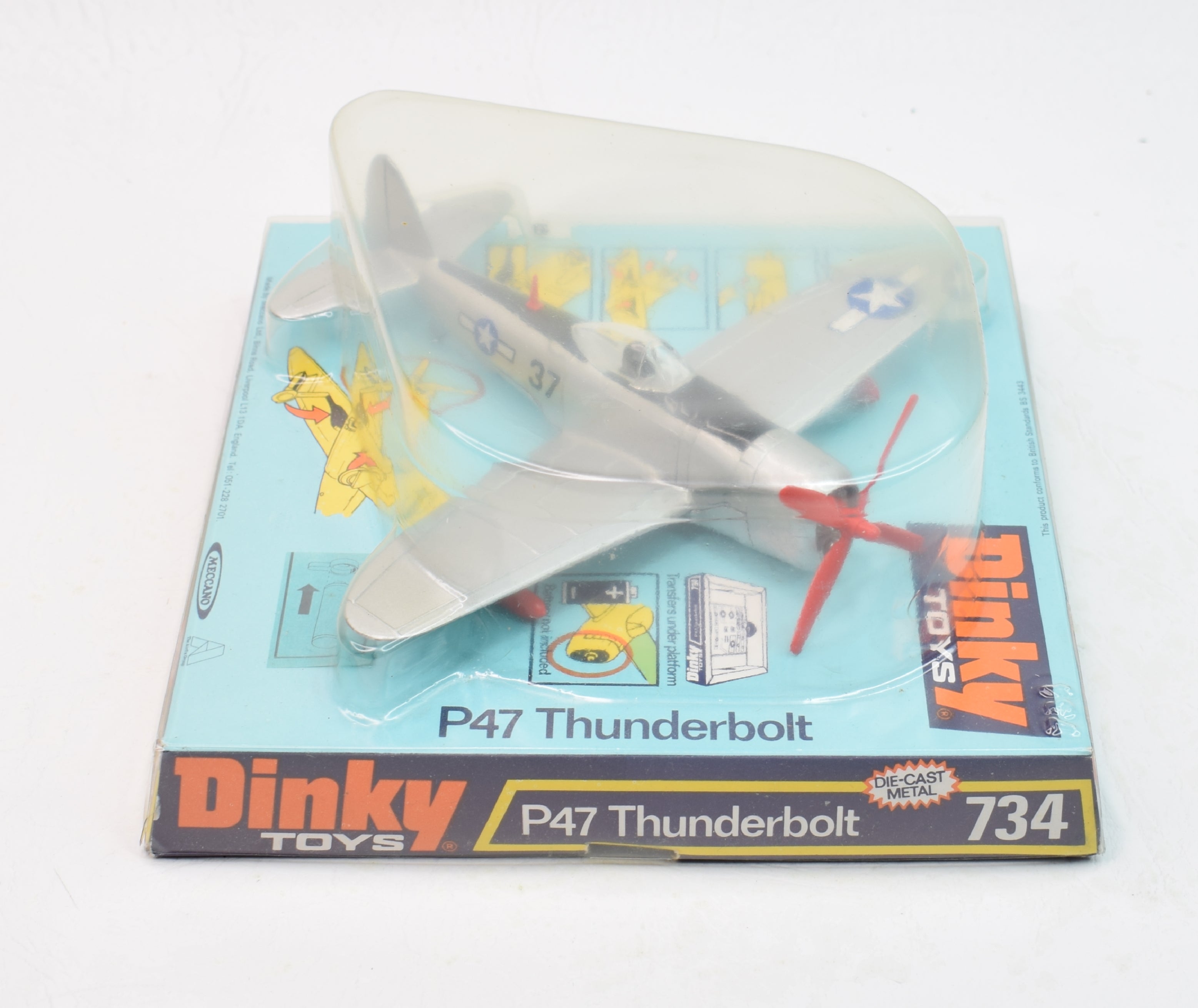 Dinky Toys 1:43 - 1 - Avión De Guerra - Ref. 734 Super Marine Swift Fighter 1955 Hecho En Inglaterra Dinky Toys 1:43 - 1 - Avión De Guerra - Ref. 734 Super Marine Swift Fighter 1955 Hecho En Inglaterra