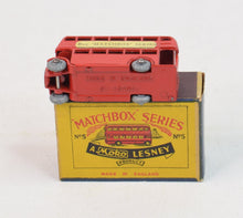 Matchbox Lesney 5 London Bus RW/A box script style Virtually Mint/Boxed