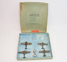 Dinky Toys Gift Set 66 Camouflaged Aeroplane set from 11/1940 Near Mint/Boxed (Incomplete)