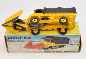 French Dinky Toys 567 Unimog with snow plough Very Near Mint/Boxed