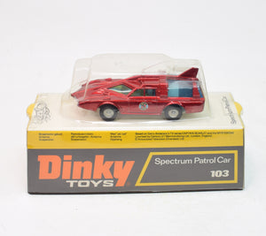 Dinky toys 103 Spectrum Patrol Car (Old shop stock)