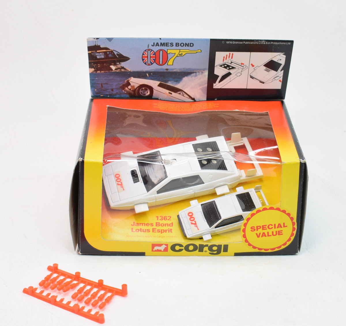 Corgi Toys 1362 James Bond Lotus Esprit Virtually Mint/Boxed