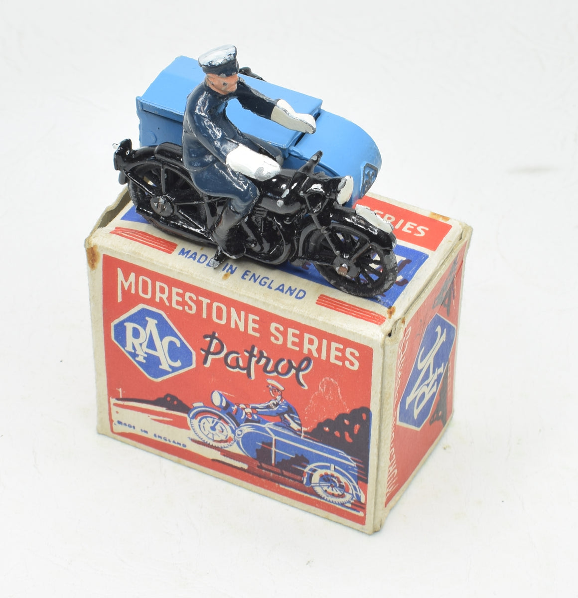 Morestone RAC Patrol bike Very Near Mint/Boxed 'Victoria' Collection