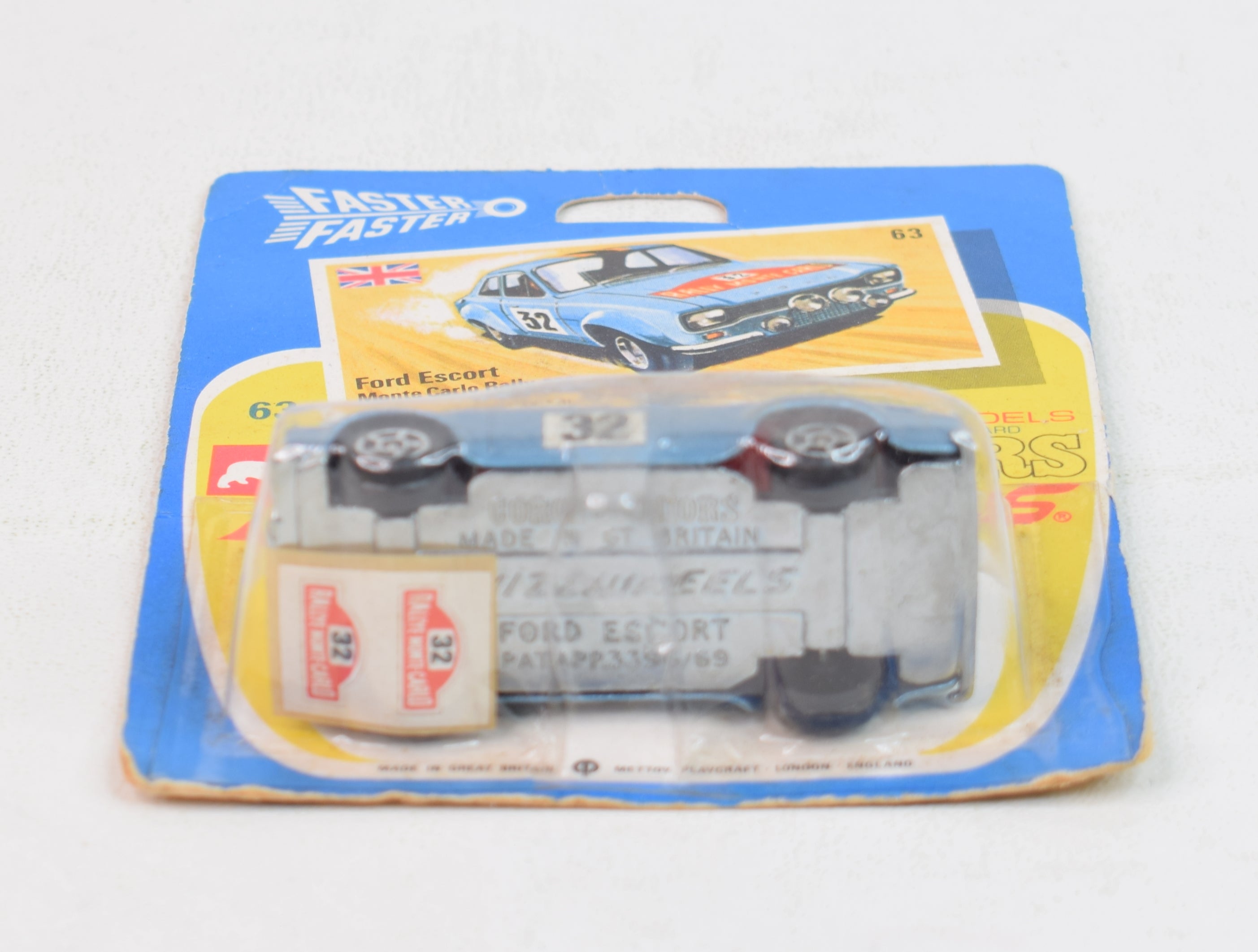 Corgi Juniors 63 - Ford Escort Monte Carlo Rally car - Mint/Nice card ...