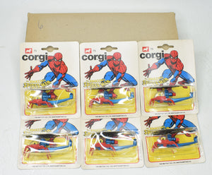 Corgi Junior 75 trade sleeve of 6 Spidercopters Mint/Blistered 'Finley' Collection