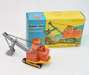 Corgi toys 1128 Priestman 'Cub' Shovel (Unsold shop stock quality)