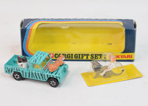 Corgi toys Gift set 7 Daktari Virtually Mint/Boxed 'Harrier' Collection (6 point Whizzwheels)