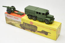 Dinky 695 Medium Artillery Tractor & Dinky  7.2 Howitzer Very Near Mint/Boxed 'Brecon' Collection