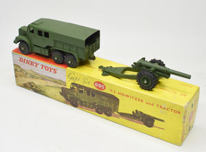 Dinky 695 Medium Artillery Tractor & Dinky  7.2 Howitzer Very Near Mint/Boxed 'Brecon' Collection