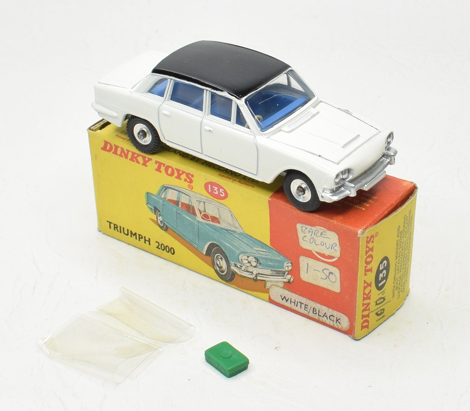 Dinky toys 135 Triumph 2000 Promotional Very Near Mint/Boxed 'Brecon' Collection (White &Black)