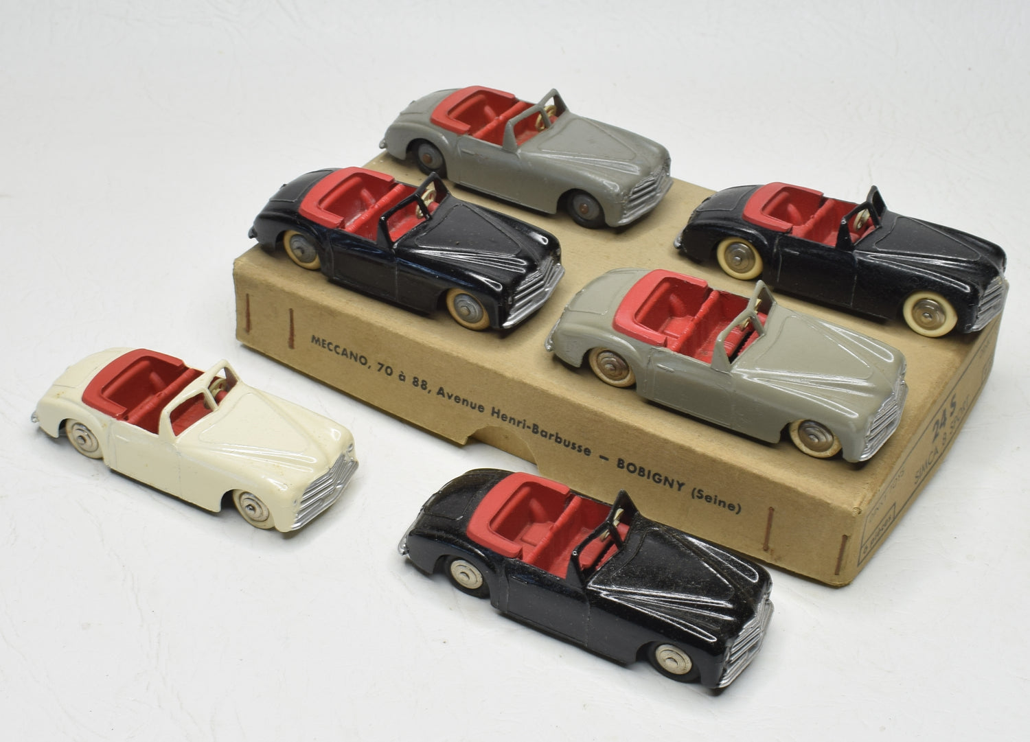 French Dinky 24s Simca 8 Sport Trade pack of 6 'Brecon' Collection