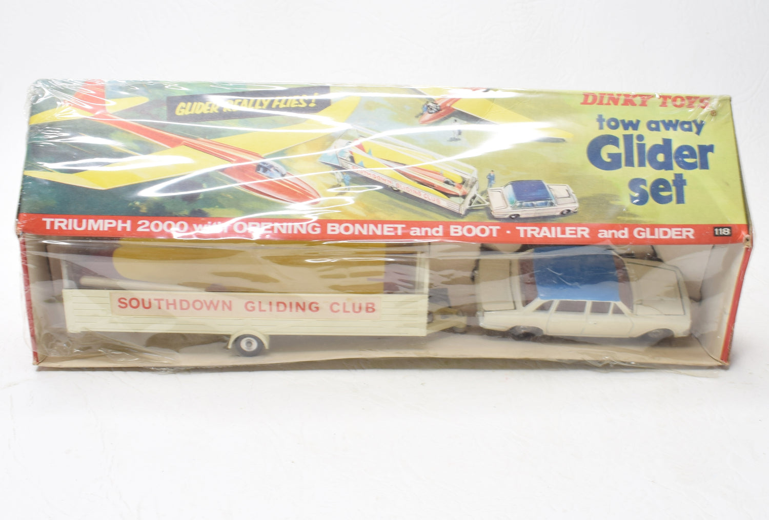 Dinky toys 118 tow away Glider set Very Near Mint/Boxed