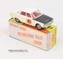 Corgi toys 322 Rover 2000 'International Rally Finish' Virtually Mint/Boxed