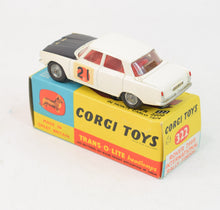 Corgi toys 322 Rover 2000 'International Rally Finish' Virtually Mint/Boxed