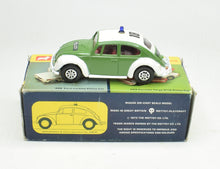 Corgi toys 373 VW 1200 'Polizei' Very Near Mint/Boxed (Light green version)