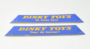 2 x Dutch 'Point of sale' Dinky Counter or Shop window display sign
