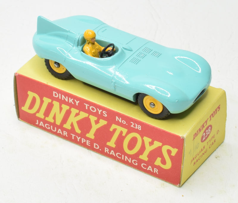 ミニカー H665 DINKY 238 JAGUAR TYPE D RACING CAR Dinky Meccano Diecast Toys 238 Jaguar Type D Racing Car