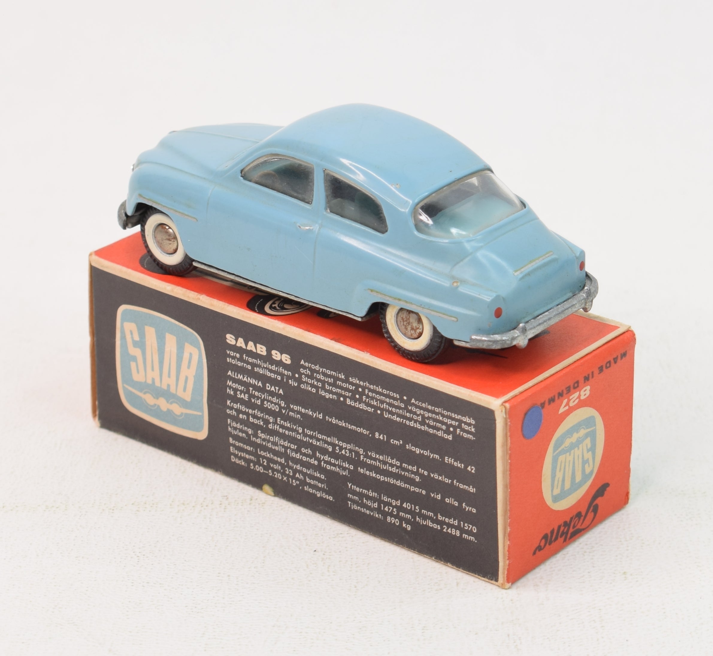 tekno 827 saab サーブ テクノ ミニカー 箱付 TEKNO テクノ SAAB96 827