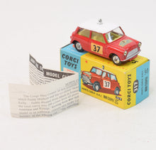 Corgi toys 317 Mini Cooper 'S' Monte Carlo '64 Virtually  Mint/Boxed