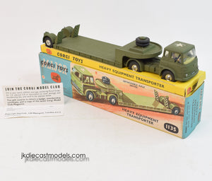 Corgi toys 1135 Bedford Equipment Transporter Virtually Mint/Boxed