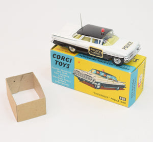 Corgi Toys 481 Chevrolet 'Police' Car Virtually Mint/Boxed The 'JJP Vancouver' Collection