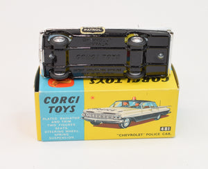 Corgi Toys 481 Chevrolet 'Police' Car Virtually Mint/Boxed The 'JJP Vancouver' Collection