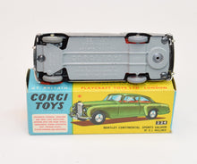 Corgi toys 224 Bentley Continental Virtually Mint/Boxed 'JJP Vancouver' Collection
