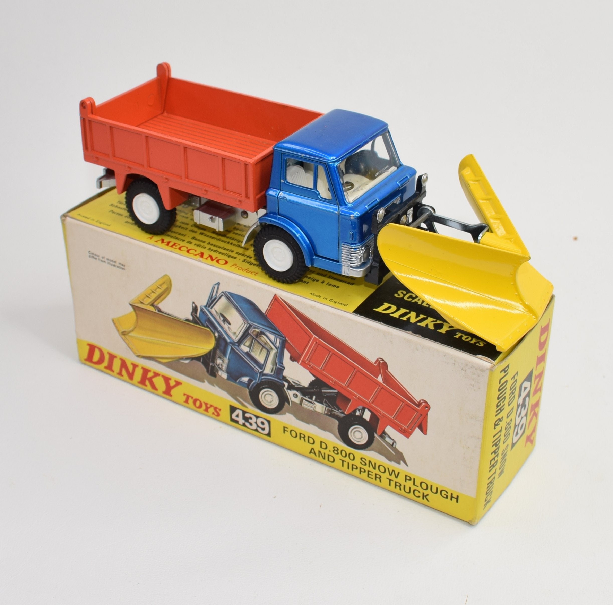 Dinky toys 439 Ford D800 Snow Plough Virtually Mint/Boxed 'Brecon