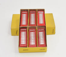 Dinky 12c trade set of 6 Telephone Call box Virtually Mint/Boxed