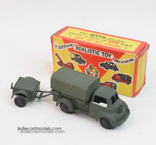 River series - Non Mechanical Army truck & trailer- Virtually Mint/Boxed