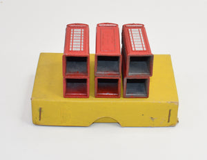 Dinky 12c trade set of 6 Telephone Call box Virtually Mint/Boxed