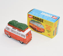 Corgi toys 508 Commer Holiday Camp Bus Virtually Mint/Lovely Box