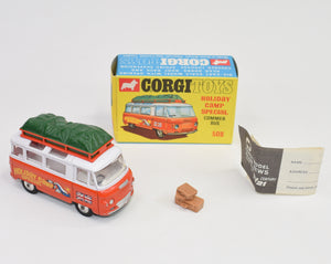 Corgi toys 508 Commer Holiday Camp Bus Virtually Mint/Lovely Box